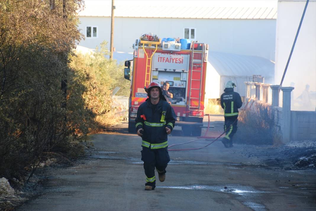 Çıkan yangın kağıt fabrikasını kül etti 3